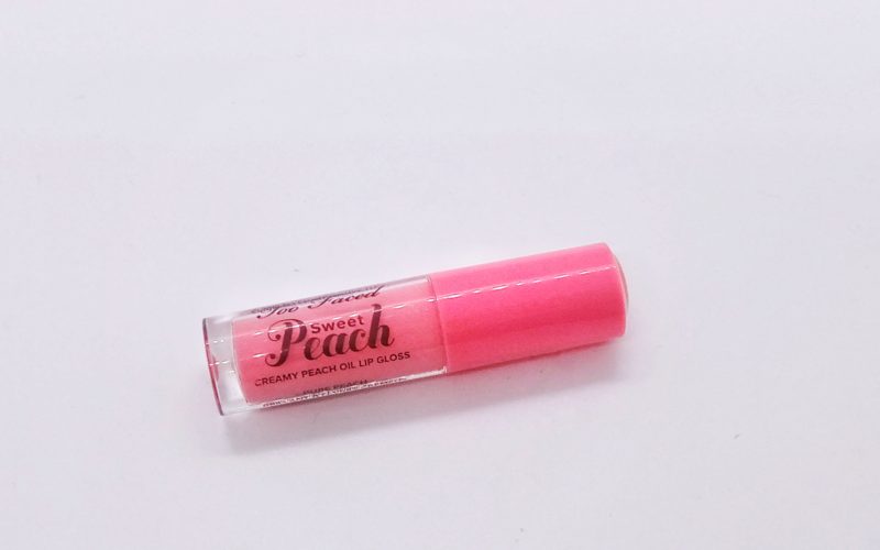 блеск для губ too faced pure peach